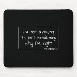 Mousepad Sheldon Cotação Divertida Aniversário Personalizad