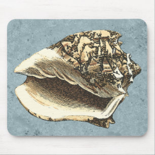 Mousepad Shell de Conch com Lavagem
