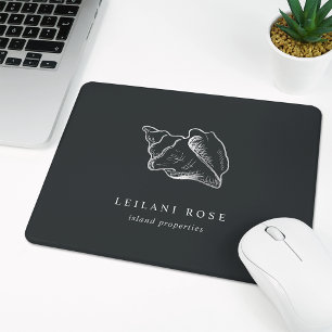 Mousepad Shell Elegante Silver Conch