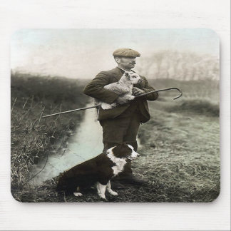 Mousepad "Shepherd com ~Mousepad de border collie e do