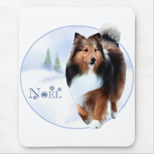 Mousepad Shetland Sheepdog Noel