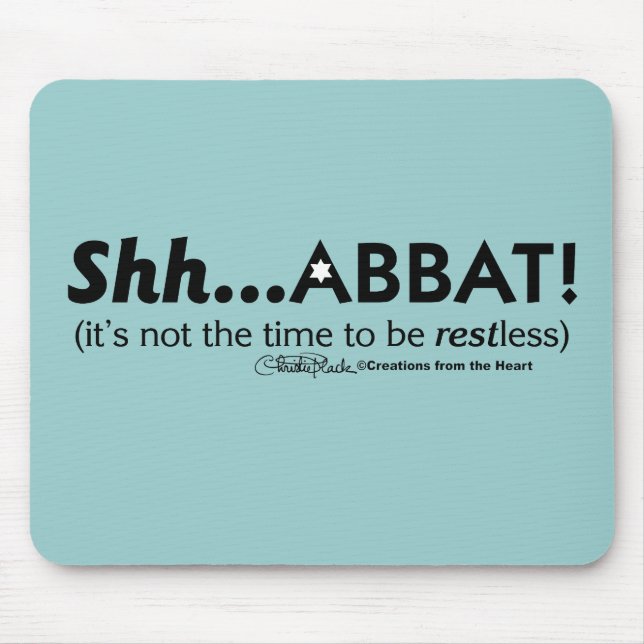 Mousepad Shh.abbat! (Frente)