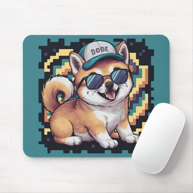 Mousepad Shiba Inu Cachorro (Com mouse)