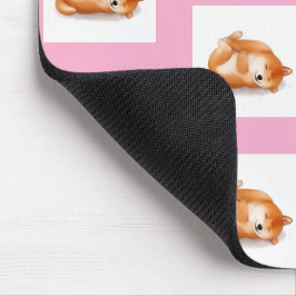 Mousepad shiba inu filhotes no teclado do mouse padrão tras