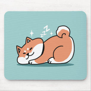 Mousepad Shiba Inu Relaxa Arte: Apenas uma Shiba Mentira Ba