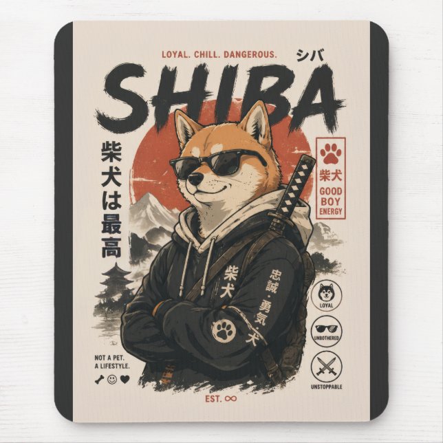MOUSEPAD SHIBA O PROTETOR (Frente)