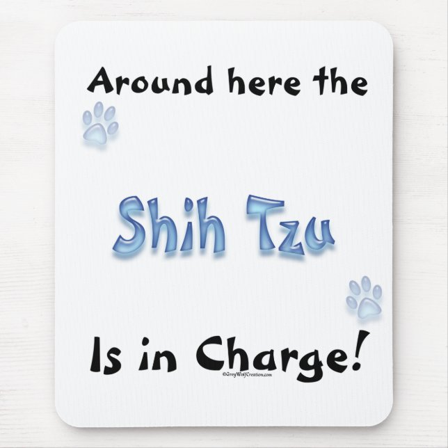 Mousepad Shih Tzu Charge (Frente)