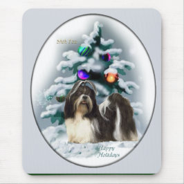 Mousepad Shih Tzu Christmas Gifts