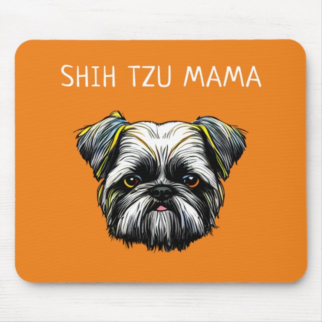 Mousepad Shih Tzu Mama (Frente)