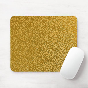 Mousepad Shimmering Dourado do mouse do computador de textu