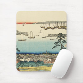 Mousepad Shinagawa, Japão: Impressão de Woodblock do