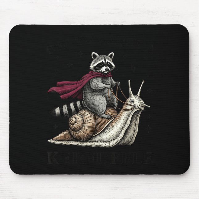 Mousepad Shirt Off Cause Kerfuffle Raccoon Meme (Frente)