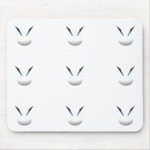 MOUSEPAD SHITING WHITE GLOBES MODERN ART LESS É MAIS