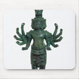 Mousepad Shiva com muitos braços e cabeças, Angkor