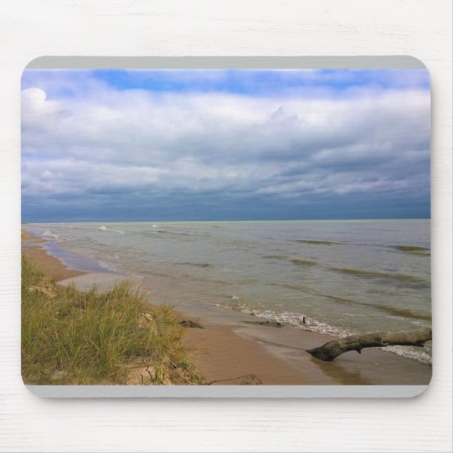 Mousepad Shore do lago Michigan, Sheyboygan, WI (Frente)