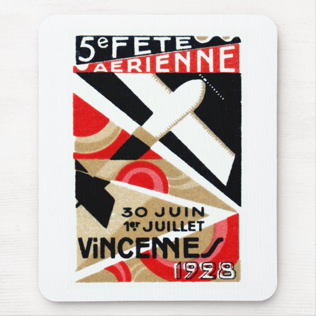 Mousepad Show Aéreo de Paris de 1928 (Frente)