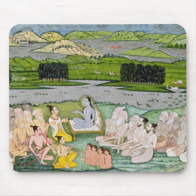 Mousepad Shri Sukdevji que preaching a um concourse de (Frente)