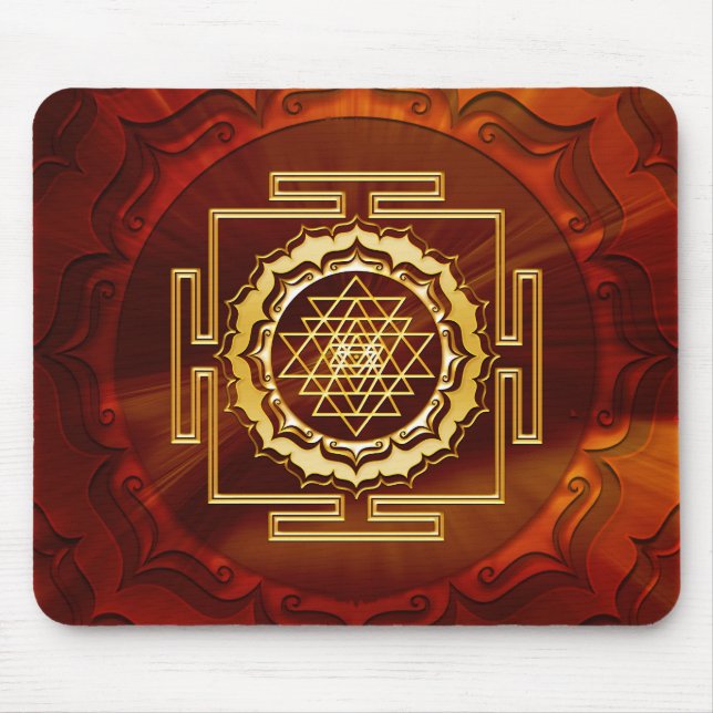 Mousepad Shri Yantra - Condutor de Energia Cósmica (Frente)