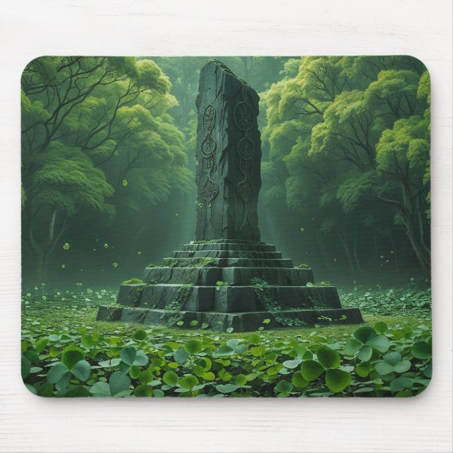 Mousepad Shrine do Campo Verde de Clover (Frente)