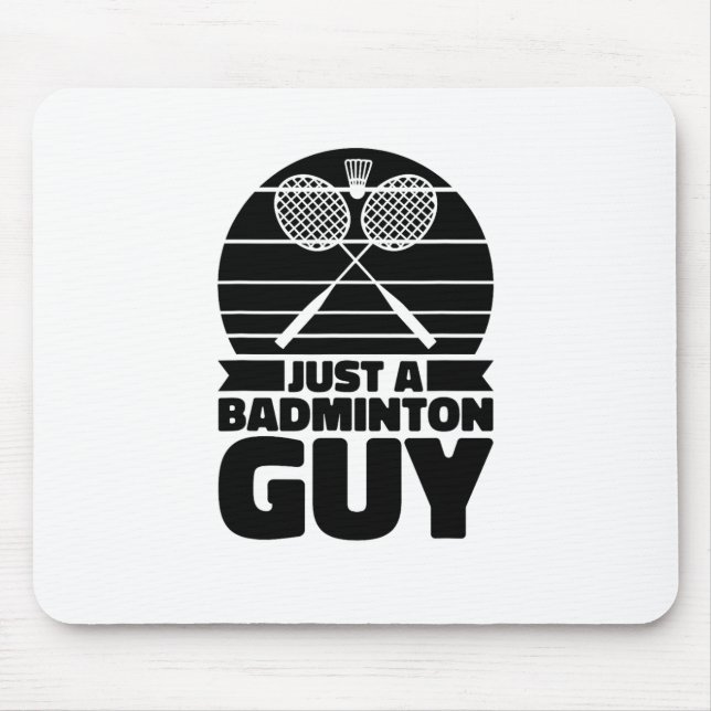 Mousepad Shuttle Racquet Court Racket - Equipe Apenas Uma M (Frente)