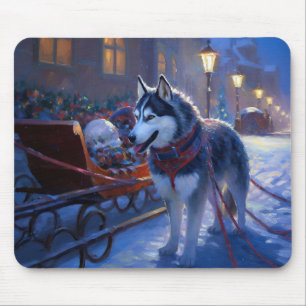 Mousepad Siberian Husky Natal Fesason