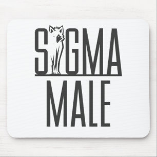 Mousepad Sigma Male Wolf Lone Loner Meme