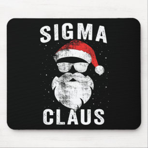 Mousepad Sigma Papai Noel Natal Divertido Rizz Masculino O