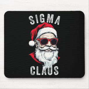 Mousepad Sigma Papai Noel Natal Divertido Rizz Masculino O
