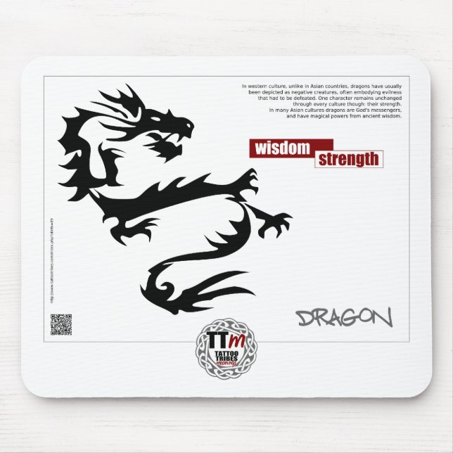 Mousepad Significados do TT - DRAGÃO (Frente)