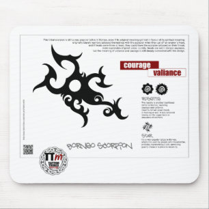 Mousepad Significados do TT - ESCORPIÃO de BORNÉU