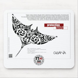 Mousepad Significados do TT - raio de manta de OHANA