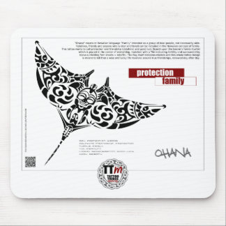 Mousepad Significados do TT - raio de manta de OHANA