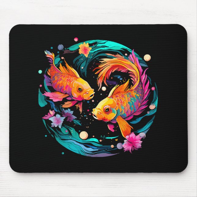 Mousepad Signo Astrológico de Peixes (Frente)