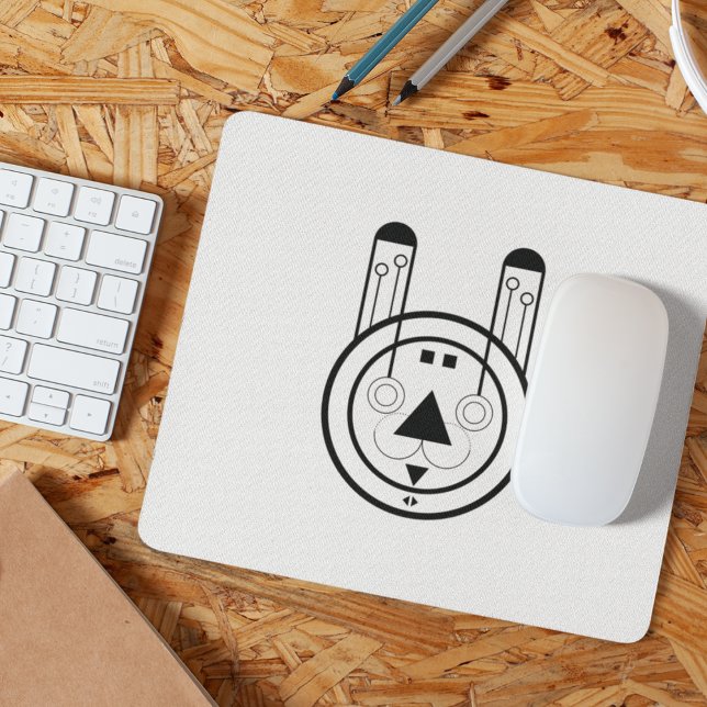 Mousepad Signo Zodíaco Coelho Usagi (Add a touch of zodiac charm to your desk with this sleek Usagi Rabbit mousepad.)
