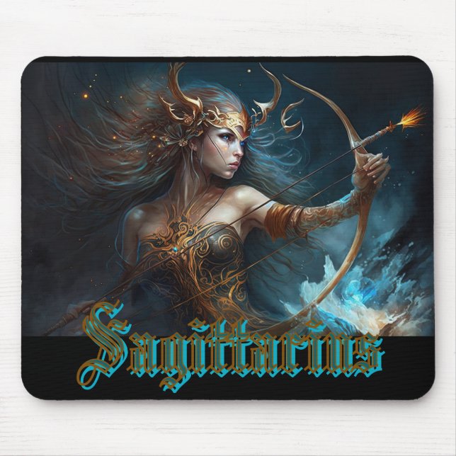 Mousepad Signo Zodíaco Sagitário (Frente)
