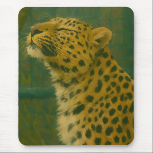 Mousepad Silêncio iluminado por Sol - Colapso de Leopardo n