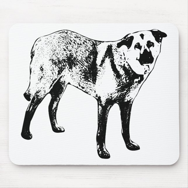 Mousepad silêncio no trabalho, mistura tibetana (Frente)
