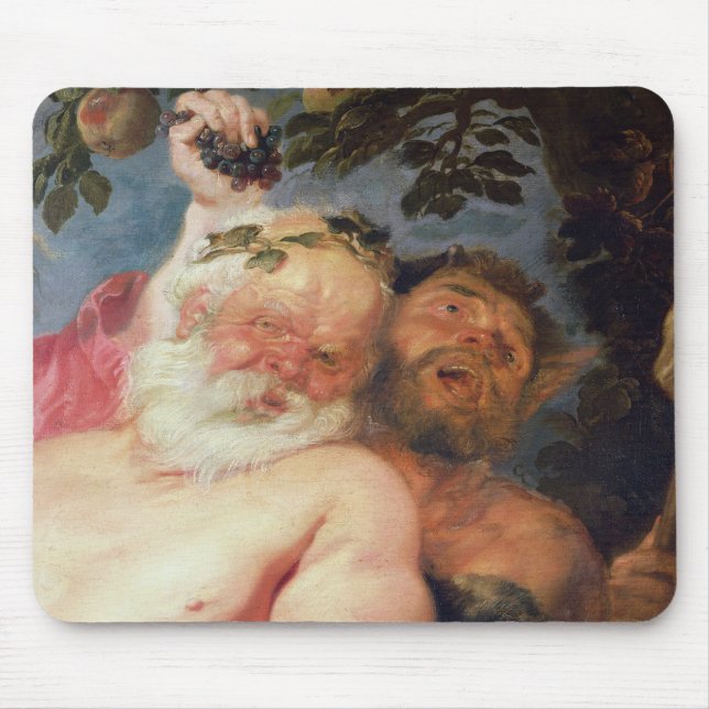 Mousepad Silenus bêbedo apoiado por Satyrs, c.1620 (Frente)