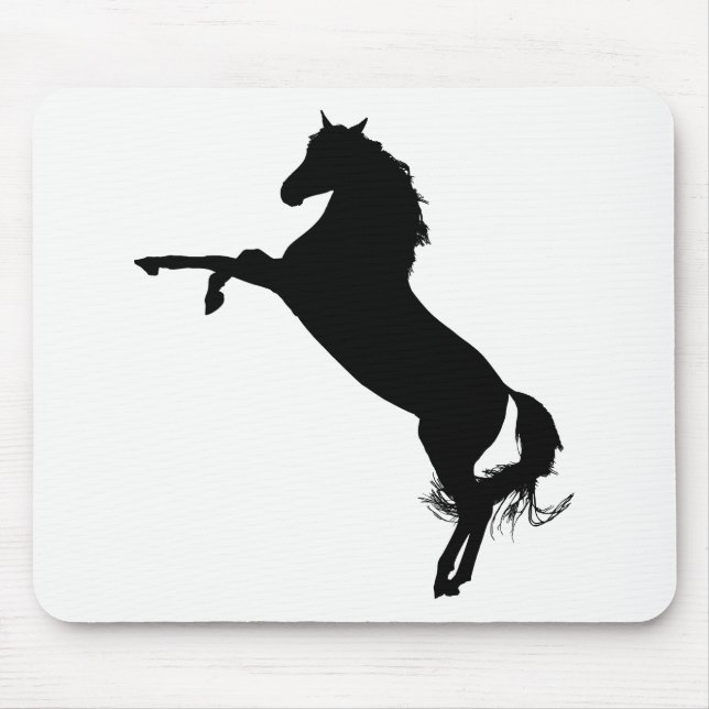 Mousepad Silhouette do Cavalo Árabe (Frente)