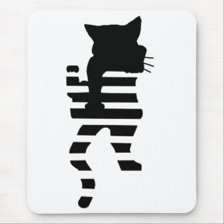 Mousepad Silhouette Gato Preto