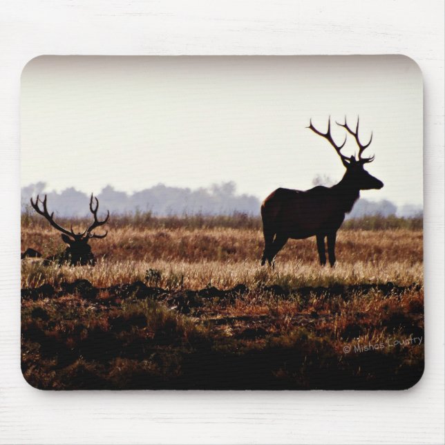 Mousepad Silhueta de Alce Macho (Frente)