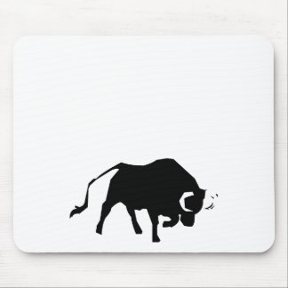Mousepad Silhueta de carregamento de Bull