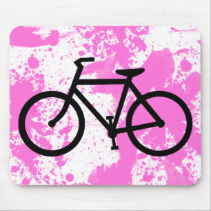 Mousepad silhueta de ciclismo