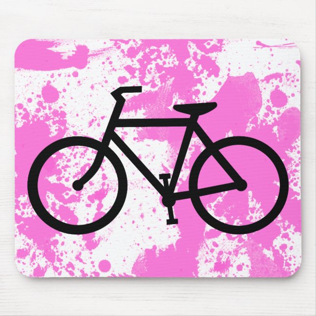 Mousepad silhueta de ciclismo (Frente)
