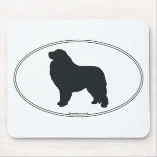 Mousepad Silhueta de grandes Pyrenees
