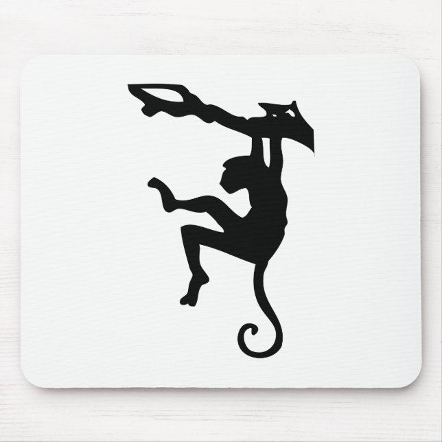 Mousepad Silhueta de Macaco (Frente)
