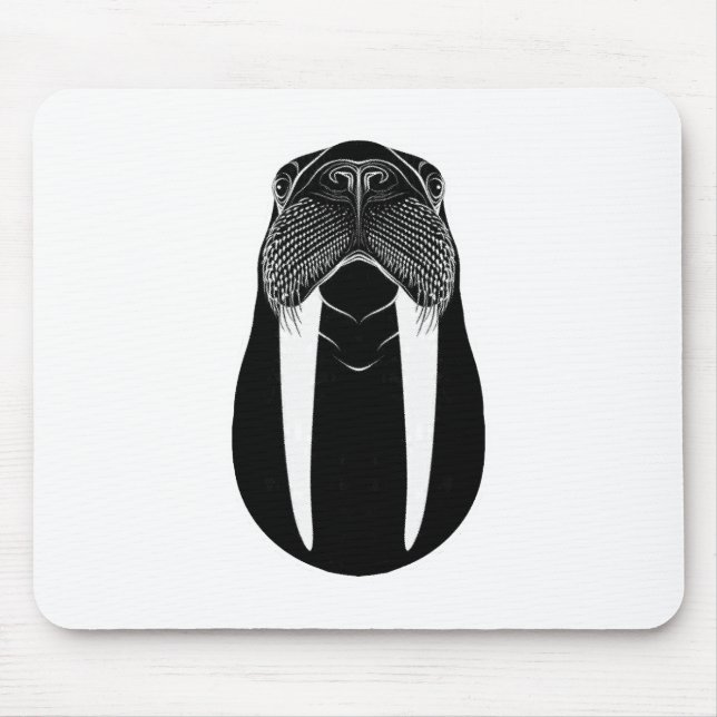 Mousepad Silhueta de Morsa (Frente)