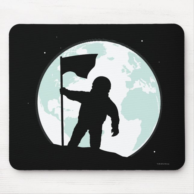 Mousepad Silhueta do astronauta (Frente)