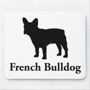 Mousepad Silhueta do buldogue francês