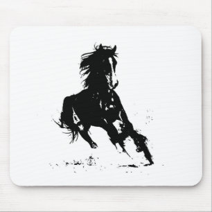 Mousepad Silhueta do cavalo